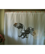 Printed Shower Curtain eagle claw swoop hunt hunter bird of prey attack ... - £71.11 GBP