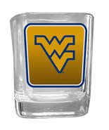 West Virginia Mountaineers Shot Glass Square NCAA College Souvenir Fan G... - $56.04 CAD
