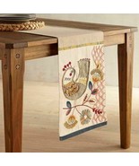 Pier 1 Imports Folksy Finch Birds Embroidered 13 x 72 Table Runner - £33.28 GBP