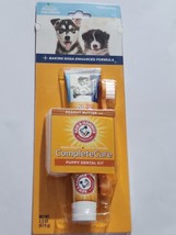 Arm &amp; Hammer Puppy Dental Care Kit Peanut Butter Flavor  2.5 Oz BB 10/24 - £6.92 GBP