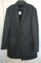 BANANA REPUBLIC MEN&#39;S GRAY WOOL/NYLON/CASHMERE 3/4-LENGTH COAT-L-NWT-NICE - $124.84 CAD