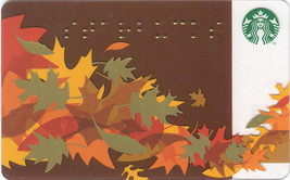 Starbucks 2011 Fall Braille Collectible Gift Card New No Value - $2.99