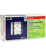 Leviton T5325-WMP 15 Amp 125 Volt, Tamper Resistant, Decora Duplex Recep... - $48.73 CAD