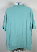 Duluth Trading Co Polo Shirt Short Sleeve Mens XLT Green Cotton - £22.54 GBP