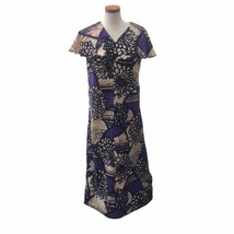 Vintage 1970s Darina Hawaiian Purple Polyester MuuMuu Maxi Dress Medium ... - £47.58 GBP