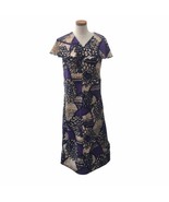 Vintage 1970s Darina Hawaiian Purple Polyester MuuMuu Maxi Dress Medium ... - £48.35 GBP