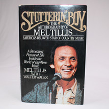 SIGNED Stutterin&#39; Boy The Autobiography Of Mel Tillis Hardcover 1984 Book RARE - $28.84