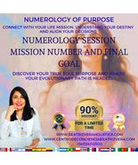 NUMEROLOGY SESSION MISSION NUMBER AND FINAL GOAL - $50.00