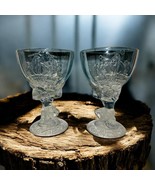 Set Of 2 Caesars Magical Empire Clear Goblet Caesars Palace Las Vegas 19... - $471.03 MXN