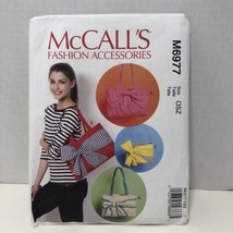 McCall's 6977 Bags Purse Handbag w Bow - $12.86
