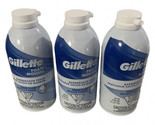 Gillette Foam Mousse Barbershop Fresh, 3 Cans, 11oz Each NEW Rare Discon... - $89.10