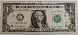 US$1 Fancy Serial Banknote 2013 Birthday Note December 03 1984 - £3.95 GBP