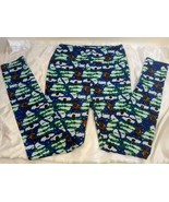 LulaRoe Christmas &quot;Rudolph the Red Nose Reindeer&quot; Leggings Size: One Siz... - £11.61 GBP