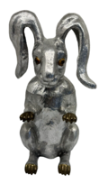 Vintage 1986 Arthur Court Bunny Rabbit Wine Bottle Holder Decanter Ice B... - £564.85 GBP