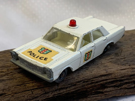 Vtg Lesney Matchbox Series #55/59 Ford Galaxie Police Vehicle Car 1:64 Diecast - £31.81 GBP