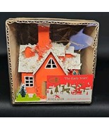 Kurt Adler Paper Putz Christmas Village Orange Cottage The Early Years 2... - £30.52 GBP