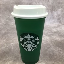 Starbucks Color Changing Reusable Hot Cup w/Lid 16 oz. - Never Used- Green - £5.47 GBP