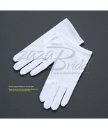 Fancy White 100% Cotton Ladies' Gloves-Various Sizes - £7.86 GBP