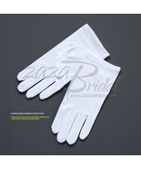 Fancy White 100% Cotton Ladies&#39; Gloves-Various Sizes - $13.54 CAD