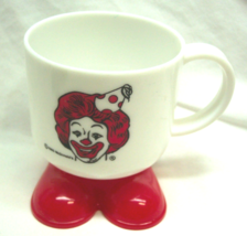 VINTAGE 1985 McDonald&#39;s RONALD McDONALD BIRTHDAY 4&quot; PLASTIC FOOTED KIDS ... - $19.80