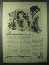 1948 Pitney-Bowes Postage Meter Ad - To Miss Whoozis. with sincerest apologies - $18.49