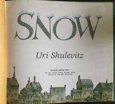 Snow By Uri Shulevitz 1st Edition Caldecott Honor - Hardcover - Free Ship - £11.38 GBP
