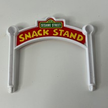Snack Stand Sign 1996 Tyco Sesame Street Elmos Remote Radio Control Rail... - £7.34 GBP