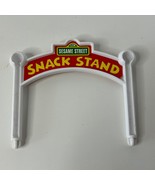 Snack Stand Sign 1996 Tyco Sesame Street Elmos Remote Radio Control Rail... - £7.34 GBP