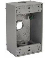 Hubbell-Bell 5324-0 Single Gang 3-3/4-Inch Outlets Weatherproof Box Size... - $22.99