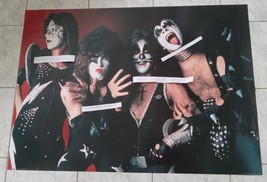 KISS LIC. 24 X 34 INCHES POSTER!! 1998!! ONE ONLY!! - $31.43