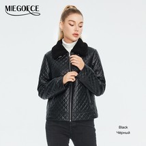 MIEGOFCE 2023 New Spring Autumn Simple Solid Color Short Coat Collar Women&#39;s Qui - £76.35 GBP