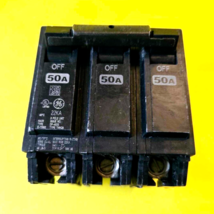 ⚡ GENERAL ELECTRIC GE THHQB32050 240V 3POLE 50A THHQB BOLT-ON CIRCUIT BR... - $60.78