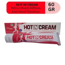 Hot In Cream Muscle Joint Pain Flautelence Relief Non-Sticky Ointment 60 gr - £13.73 GBP