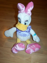 Disney Store Core Daisy Duck Plush Stuffed Animal EUC Mickey Mouse & Friends - $22.00