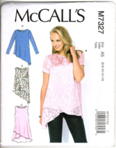 McCall&#39;s M7327 Misses 6 to 14 Asymmetrical Tops and Tunics Sewing Patter... - £11.65 GBP