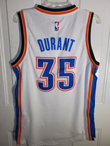 Adidas Swingman NBA Oklahoma City Thunder Kevin Durant Jersey White sz S - £54.17 GBP