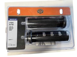 NEW Harley Davidson Wild One Hand Grips Black With Highlite 56100462 - £84.12 GBP