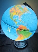 Replogle LED Lighted Scanglobe 12&quot; Detailed Earth Globe w/steel base - £39.37 GBP