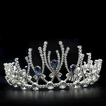 LO2107 - Imitation Rhodium Brass Tiaras & Hair Clip with Top Grade Crystal  in M - $2,300.15 MXN