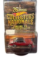 HOTWHEELS 26TH ANNUAL COLLECTORS NATIONALS 1970 CHEVY NOVA SS NEW - $59.39