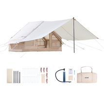VEVOR Inflatable Tents, 3-5 Person , 300D Oxford, 2 Doors &amp; Windows Stor... - $271.99