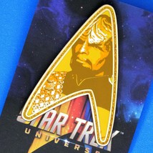 Star Trek The Next Generation Worf Klingon Insignia Enamel Pin Figure - £12.53 GBP
