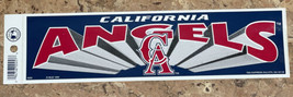 Vintage California Angels Bumper Sticker Official MLB Los Angeles 11” JD - $5.94