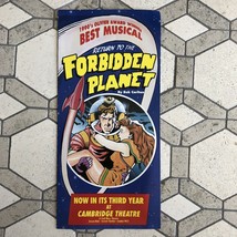 Return To The Forbidden Planet Theatre Program - cover missing? plus Ad - $19.79