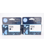 HP 934 Black Ink Cartridge C2P19AN140 New BB April 2024 Genuine Lot Of 2 - $23.65 CAD