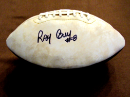 RAY GUY # 8 OAKLAND RAIDERS HOF SIGNED AUTO LIMITED EDITION RAIDERS FOOT... - $247.49