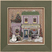 DIY Mill Hill Cafe Grande Christmas Counted Cross Stitch Kit - $20.95
