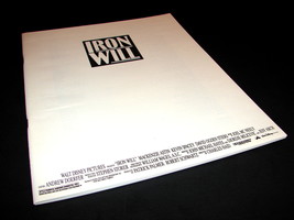 1994 Movie IRON WILL Press Kit Production Notes Kevin Spacey Dog Sled - £11.94 GBP