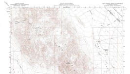 Last Chance Range Quadrangle, California-Nevada 1958 Topo Map USGS 15 Minute - £17.23 GBP