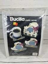 Bucilla 5949 Plastic Canvas Kit Geese Coasters 7 Piece Set New - $7.06